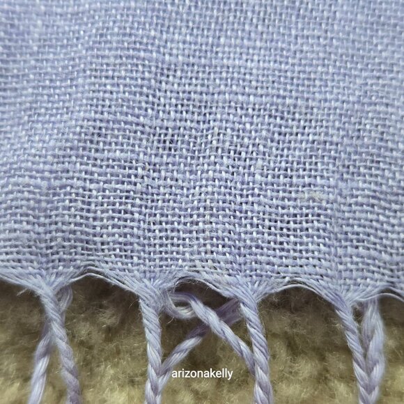 Lavender Linen Scarf Purple Charter Club - Picture 5 of 9